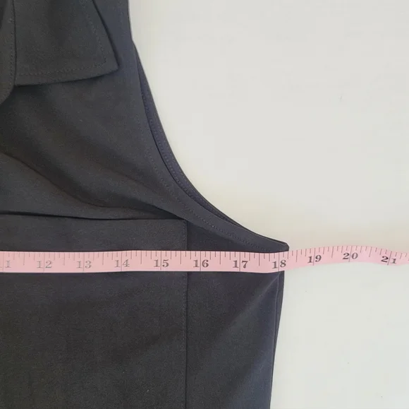 Michael Kors Stretch Sleveless Black Dress - Picture 7 of 9